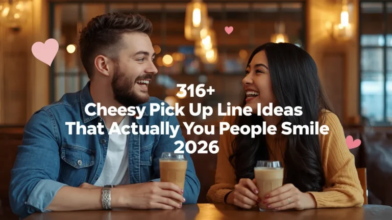 Cheesy pick up line