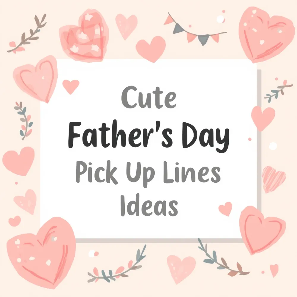 Cute Father’s Day Pick Up Lines Ideas