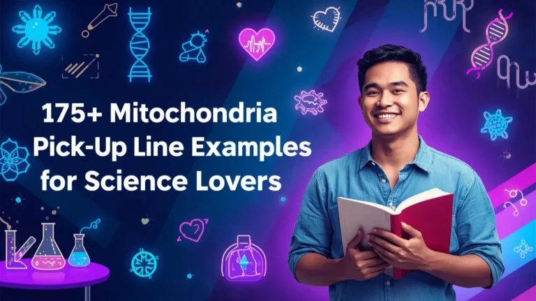 Mitochondria Pick Up Line