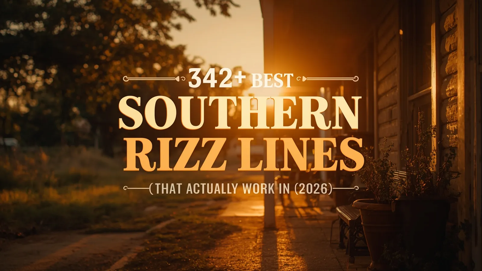 Southern Rizz Lines